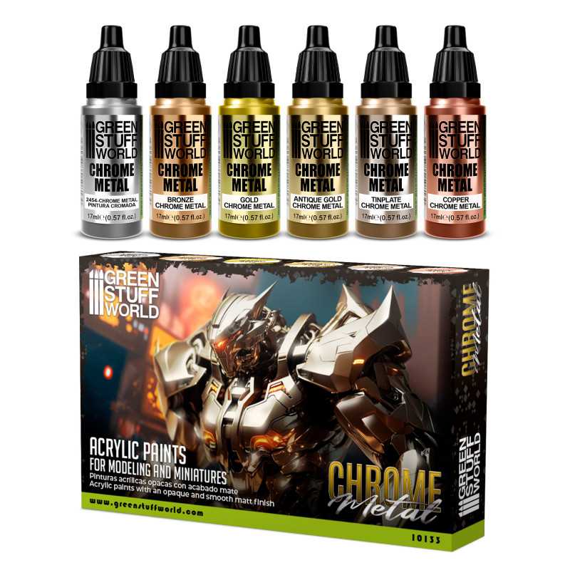 Paint Set - CHROME
METAL PAINTS