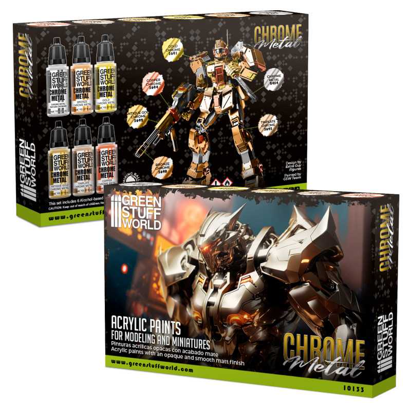 Paint Set - CHROME
METAL PAINTS