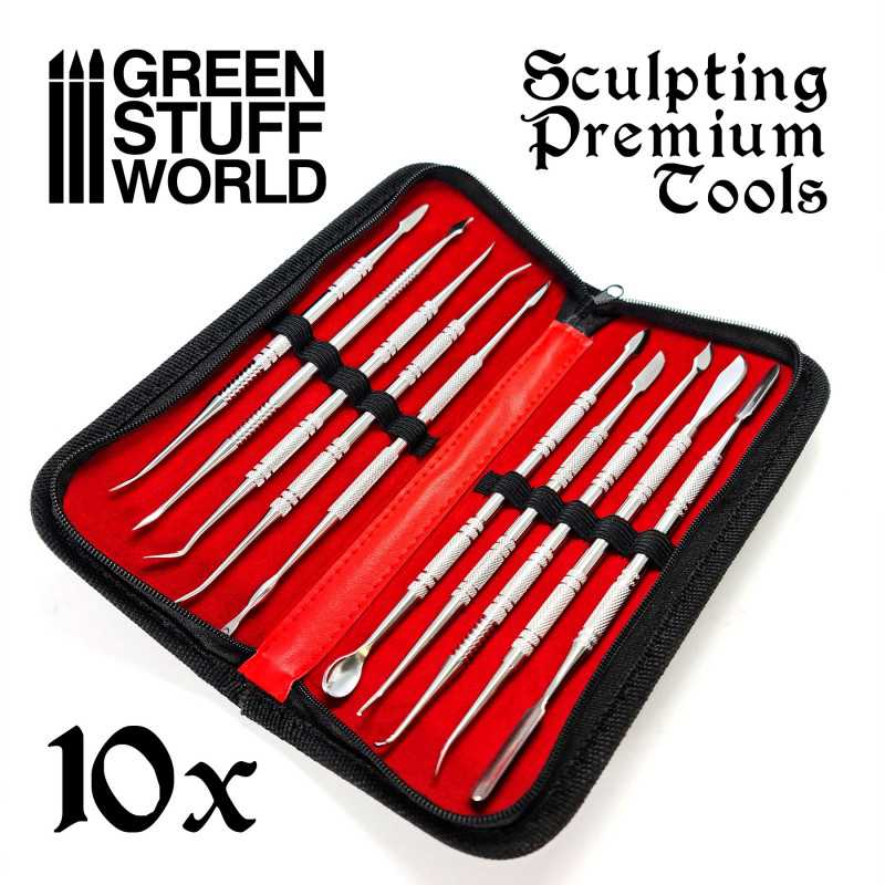 10x Professional Sculpting Tools with case