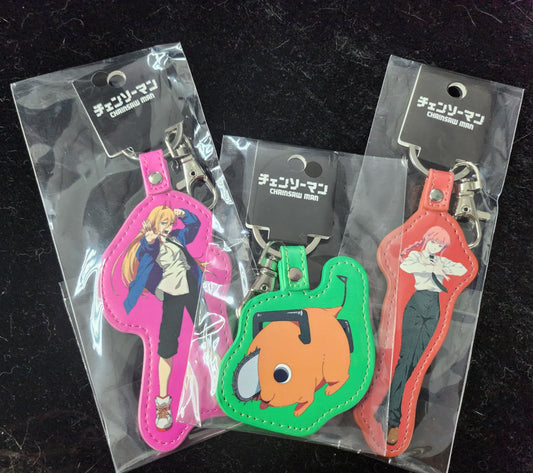 日本鏈鋸人pu皮鎖匙扣 Chainsaw Man PU Key Ring