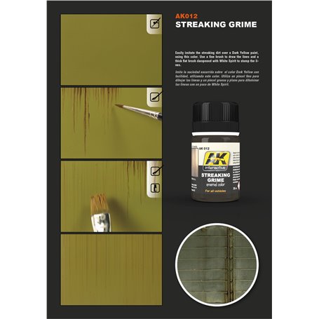 AK Interactive AK-012 Streaking Grime / 35ml