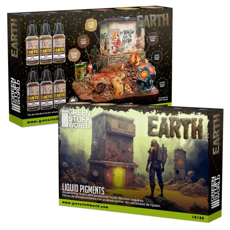 Liquid Pigments Set - Earth