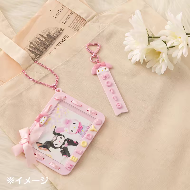 日本sanrio DIY字母數字卡套挂件