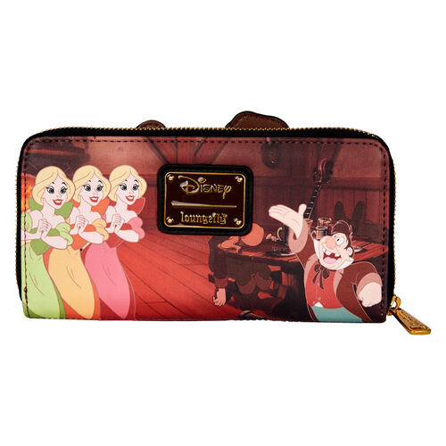 Loungefly Disney Beauty and the Beast Villains Gaston Scene wallet