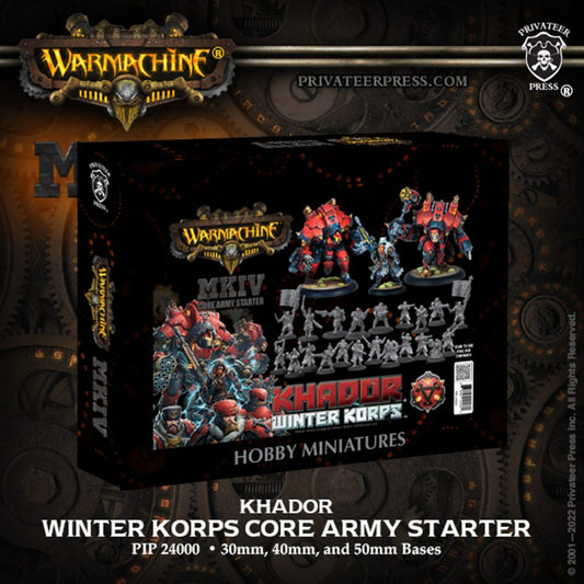 Warmachine MKIV: Khador Winter Korps Core Army Starter