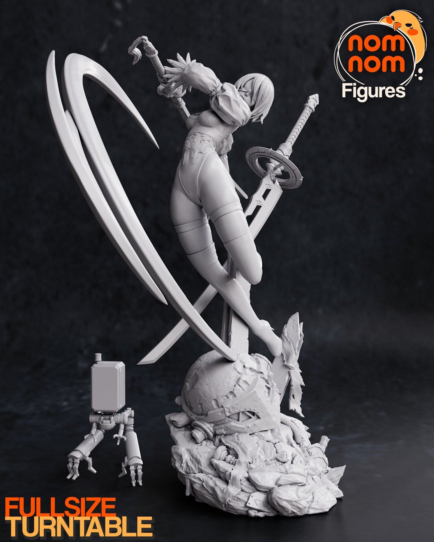 Android Sword Girl Figure