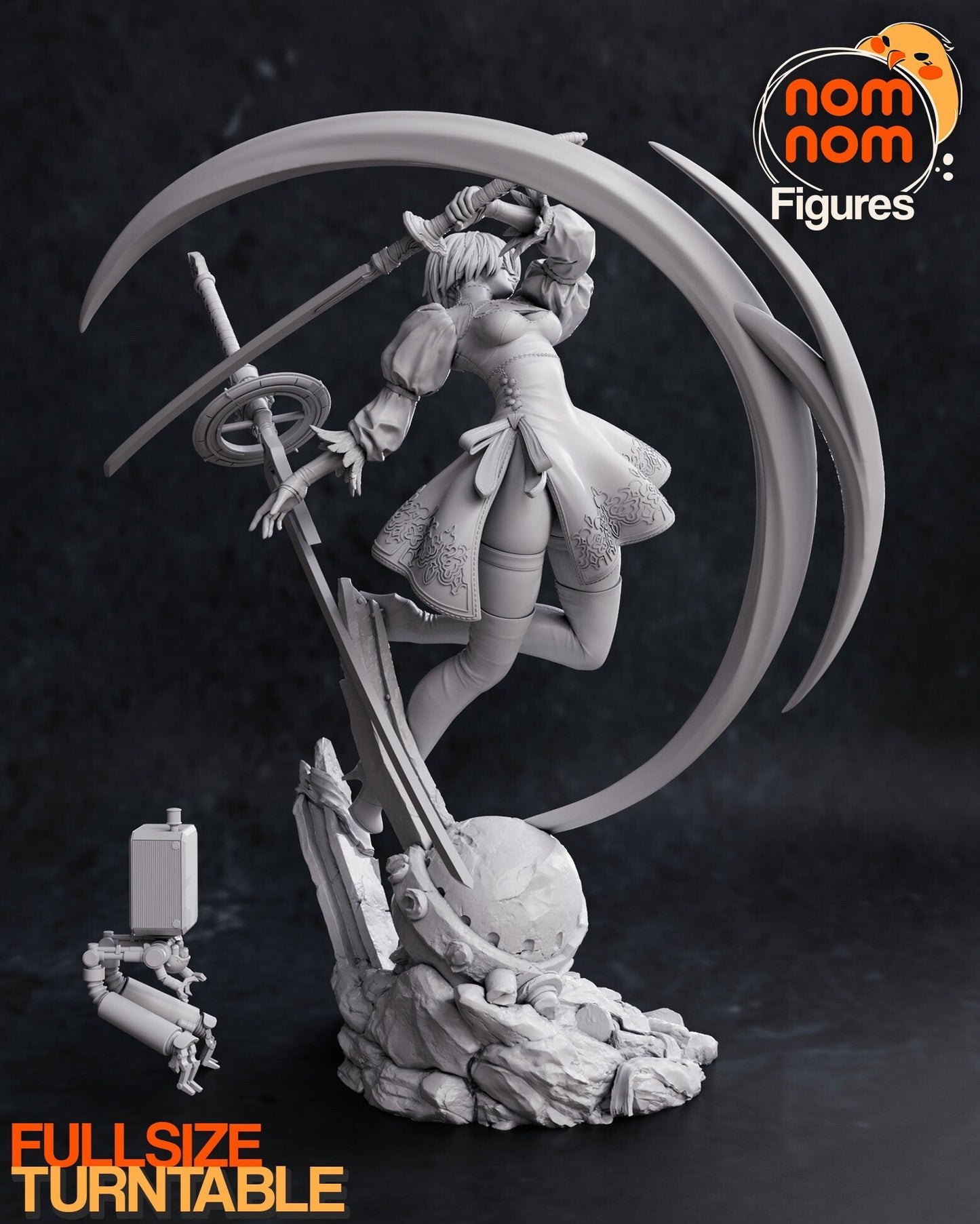 Android Sword Girl Figure