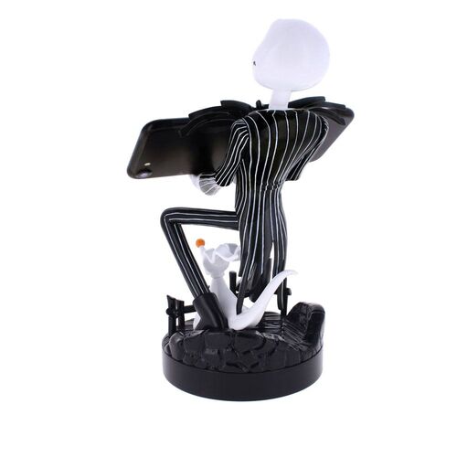 Disney Nightmare Before Christmas Jack Skellington figure clamping bracket Cable guy 21cm