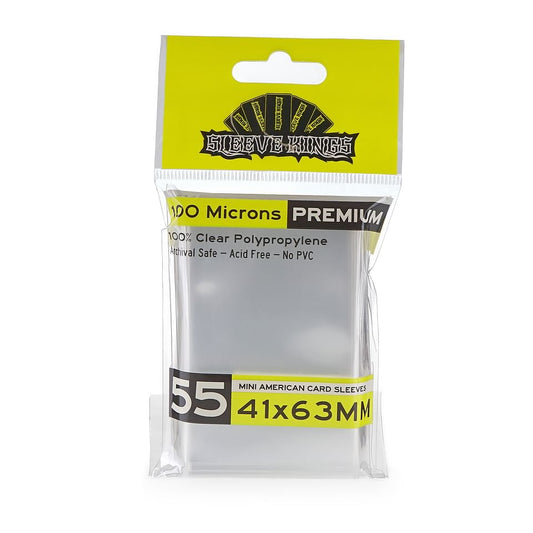 41 x 63mm Card Sleeves (Sleeve Kings Premium)